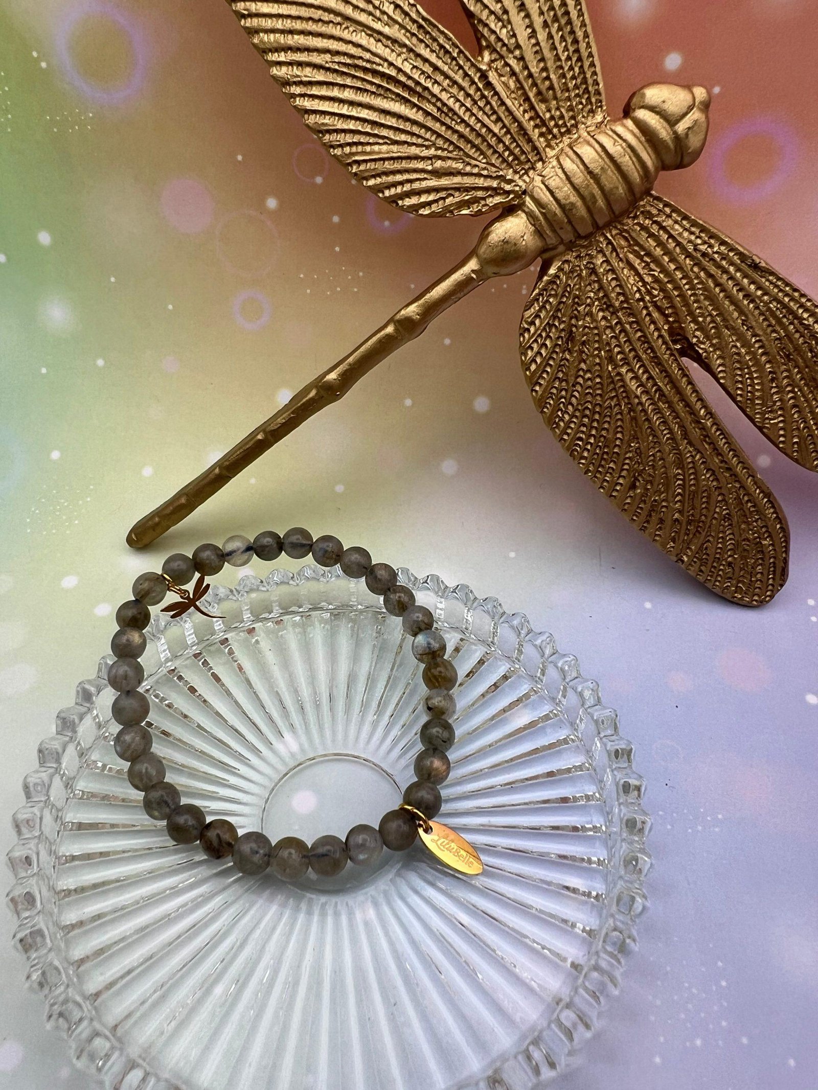 Bracelet en boules de labradorite – bijou de protection et de lumière signé LiluBelle