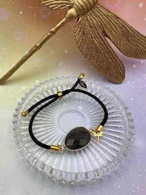 Bracelet cordon en labradorite – bijou de protection subtile et d’élégance signé LiluBelle