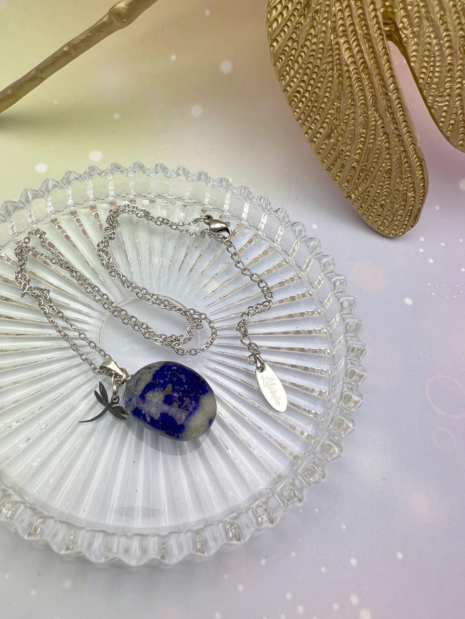 Collier pendentif Lapis Lazuli - La vérité qui te rend libre – Image 2