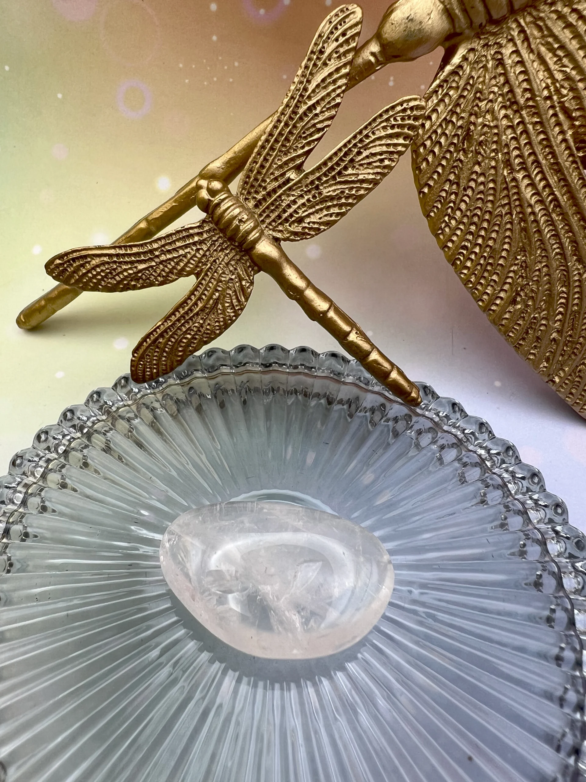 Pierre roulée Cristal de roche - Lumière et clarté intérieure – Image 2