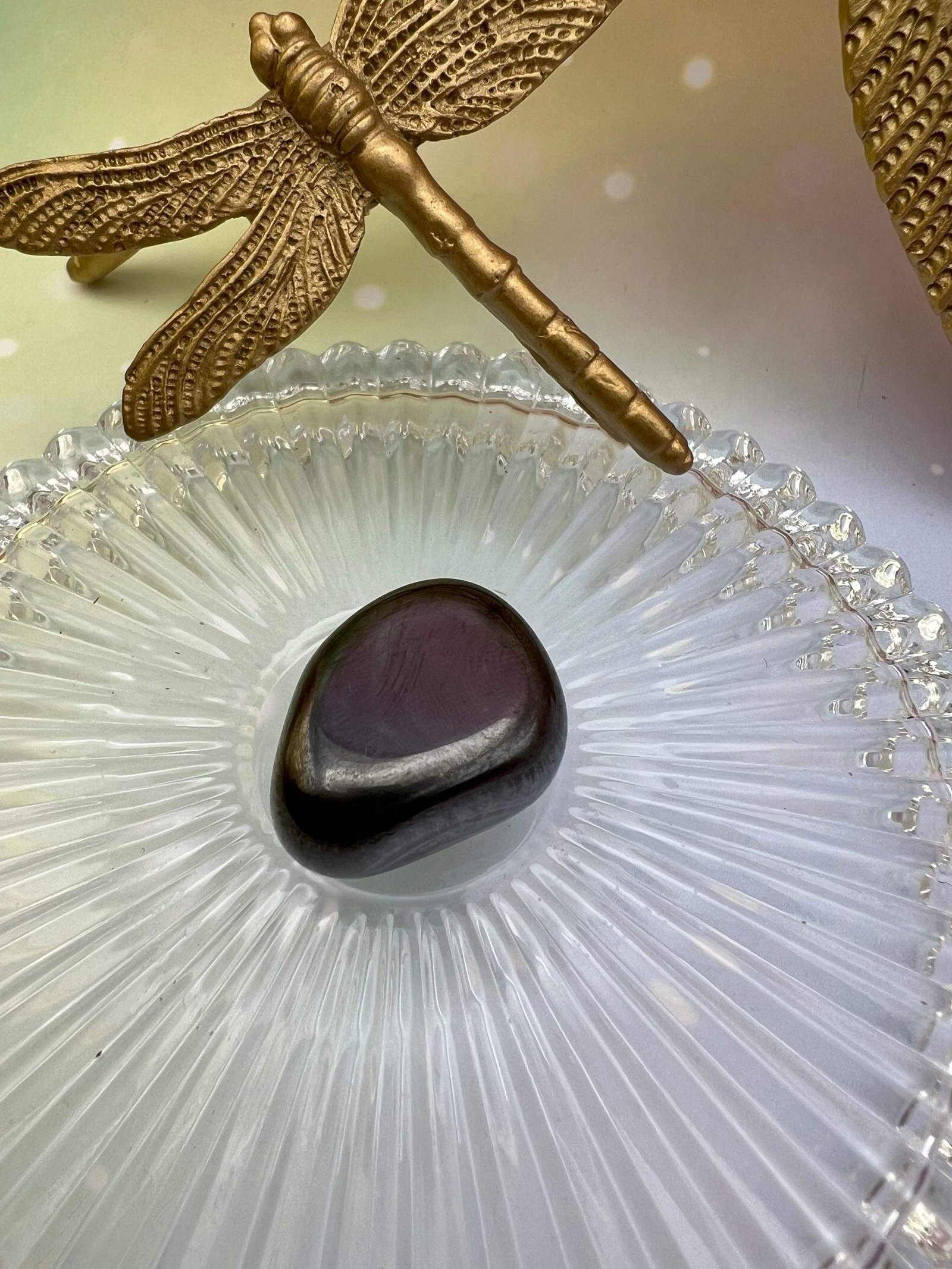 Pierre roulée Hématite - Force tranquille et ancrage profond – Image 2