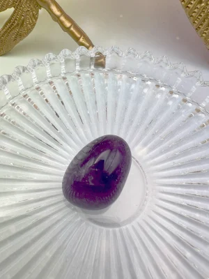 Pierre roulée en améthyste naturelle – pierre de sérénité, d’apaisement mental et de clarté intérieure signée LiluBelle