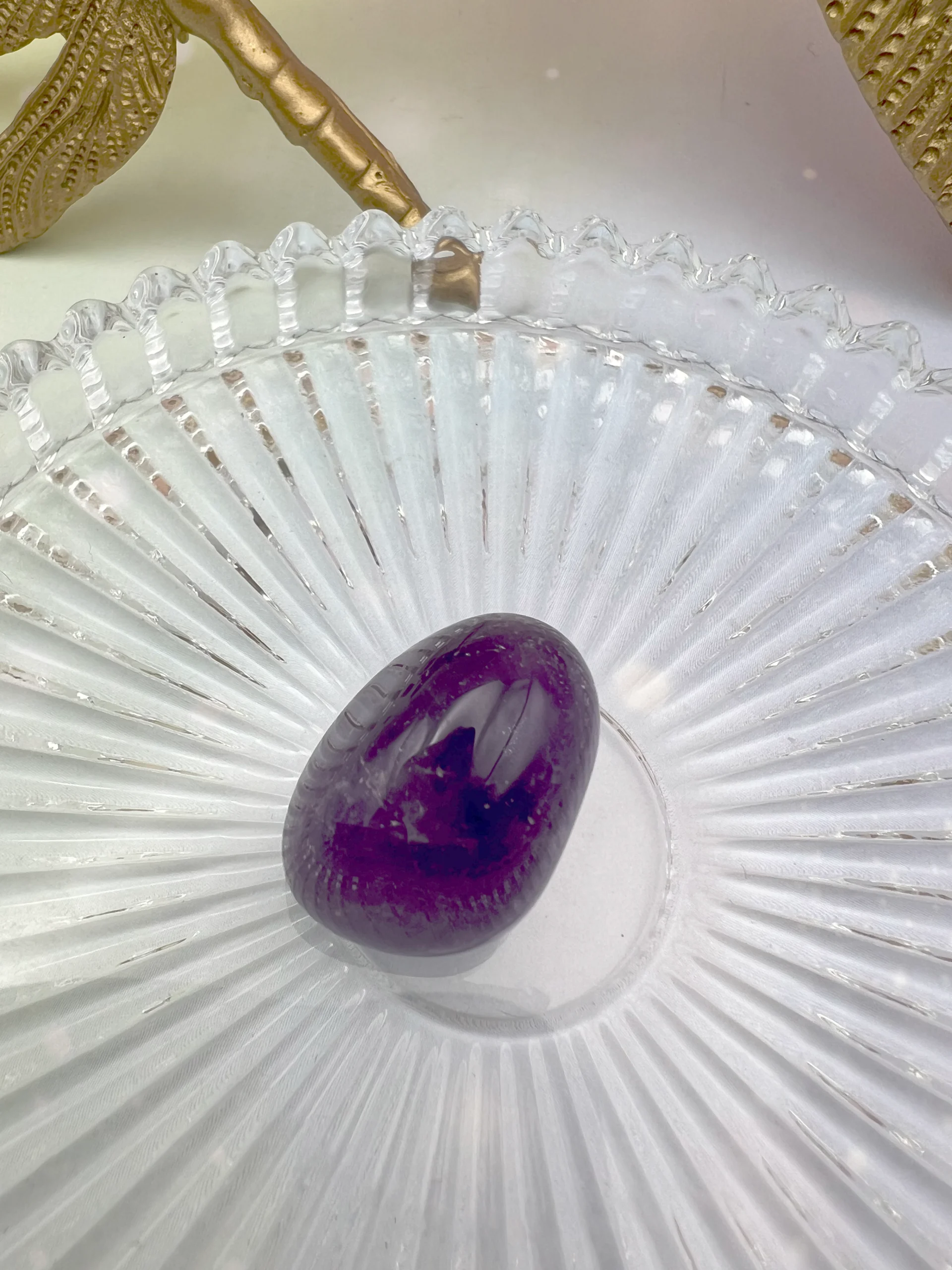 Pierre roulée en améthyste naturelle – pierre de sérénité, d’apaisement mental et de clarté intérieure signée LiluBelle