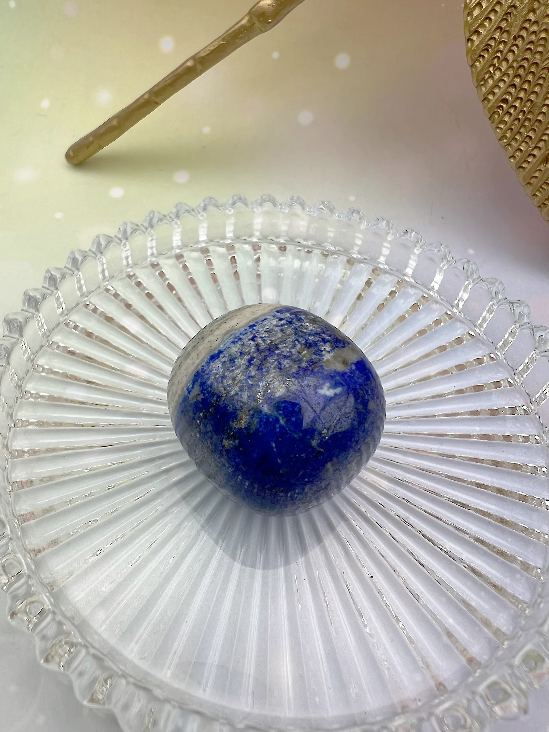 Pierre roulée Lapis Lazuli - La voix de la sagesse intérieure – Image 2