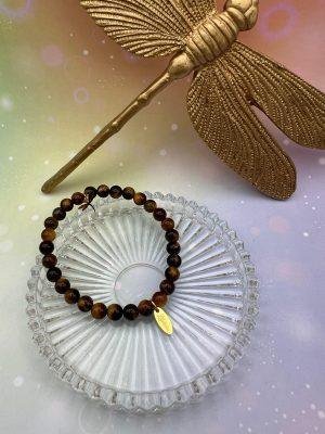 Bracelet en boules d’oeil de tigre – bijou de protection et de confiance signé LiluBelle